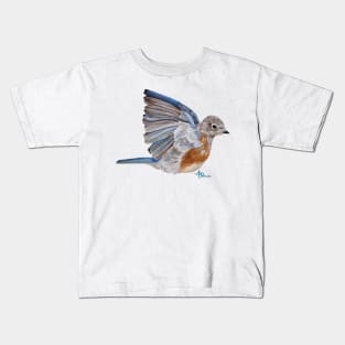 Bluebird Wings Kids T-Shirt